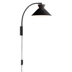 kinkiecik.pl Metalowa lampa ścienna Dial - Nordlux, czarny 2213371003